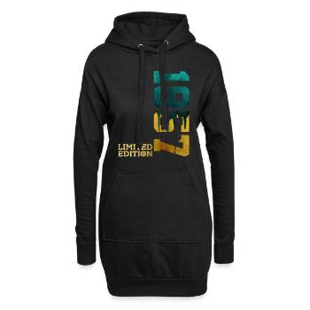 69E ANNIVERSAIRE ÉDITION LIMITÉE 1957 - Sweat-shirt à capuche long Femme - noir - Devant