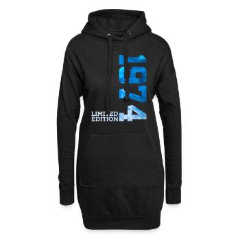 52E ANNIVERSAIRE ÉDITION LIMITÉE 1974 - Sweat-shirt à capuche long Femme - noir - Devant