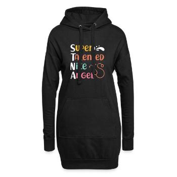STNA Certified Nursing Assistant - Hoodie Dress - black - Front
