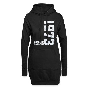 53RD BIRTHDAY LIMITED EDITION 1973 - Hoodie Dress - black - Front
