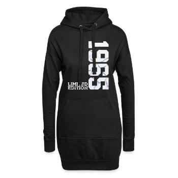61E ANNIVERSAIRE ÉDITION LIMITÉE 1965 - Sweat-shirt à capuche long Femme - noir - Devant