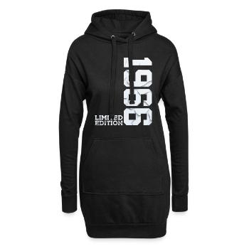 60E ANNIVERSAIRE ÉDITION LIMITÉE 1966 - Sweat-shirt à capuche long Femme - noir - Devant
