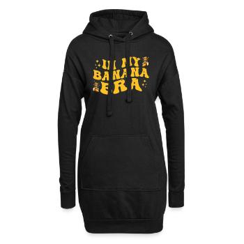 In My Banana Era Funny Banana Lover Retro Bananas - Sweat-shirt à capuche long Femme - noir - Devant