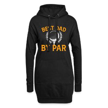 Bester Vater Von Par - Golf - Hoodie-Kleid - Schwarz - Vorne
