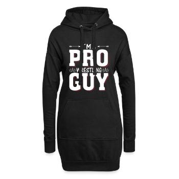 Ich Bin Ein Pro-Wrestling-Typ. - Hoodie-Kleid - Schwarz - Vorne