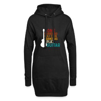 Manche Großväter Golfen Coole Großväter Spielen - Hoodie-Kleid - Schwarz - Vorne
