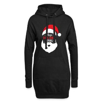 Ces ho’s ne sont pas loyaux - Sweat-shirt à capuche long Femme - noir - Devant