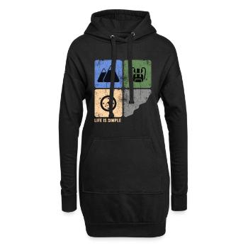 Randonnée en montagne Randonnée sur les crêtes Alpin Bergfex - Sweat-shirt à capuche long Femme - noir - Devant