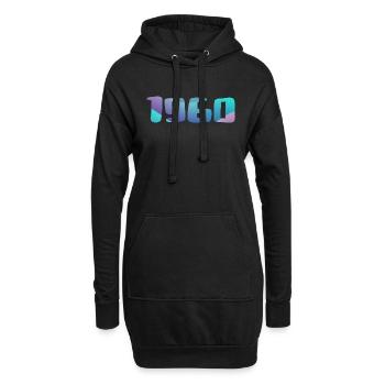 1960er Jahre Geburtstagsgeschenk Vintage 1960er Retro 1960er Jahre - Hoodie-Kleid - Schwarz - Vorne