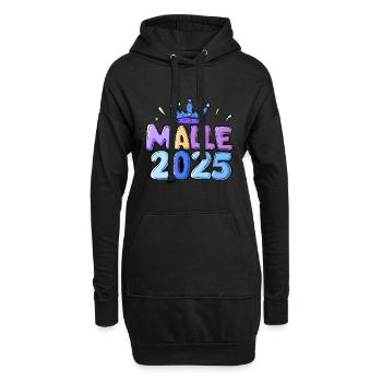 Malle 2025 - Hoodie-Kleid - Schwarz - Vorne