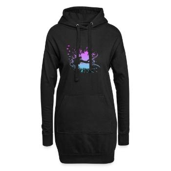 Dive - Tauchen Taucher Geschenk - Hoodie-Kleid - Schwarz - Vorne