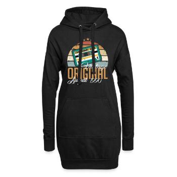 Août 1990 Jubilé 1990 Légendes Août - Sweat-shirt à capuche long Femme - noir - Devant