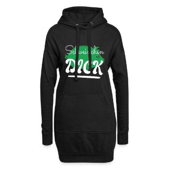 Schweinchen Dick - Hoodie-Kleid - Schwarz - Vorne