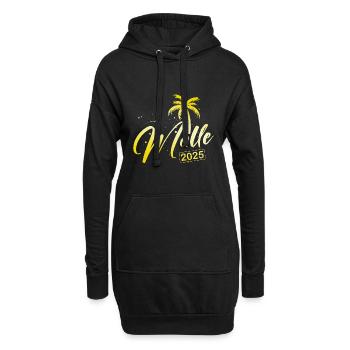 Malle 2025 Palmier de Majorque - Sweat-shirt à capuche long Femme - noir - Devant