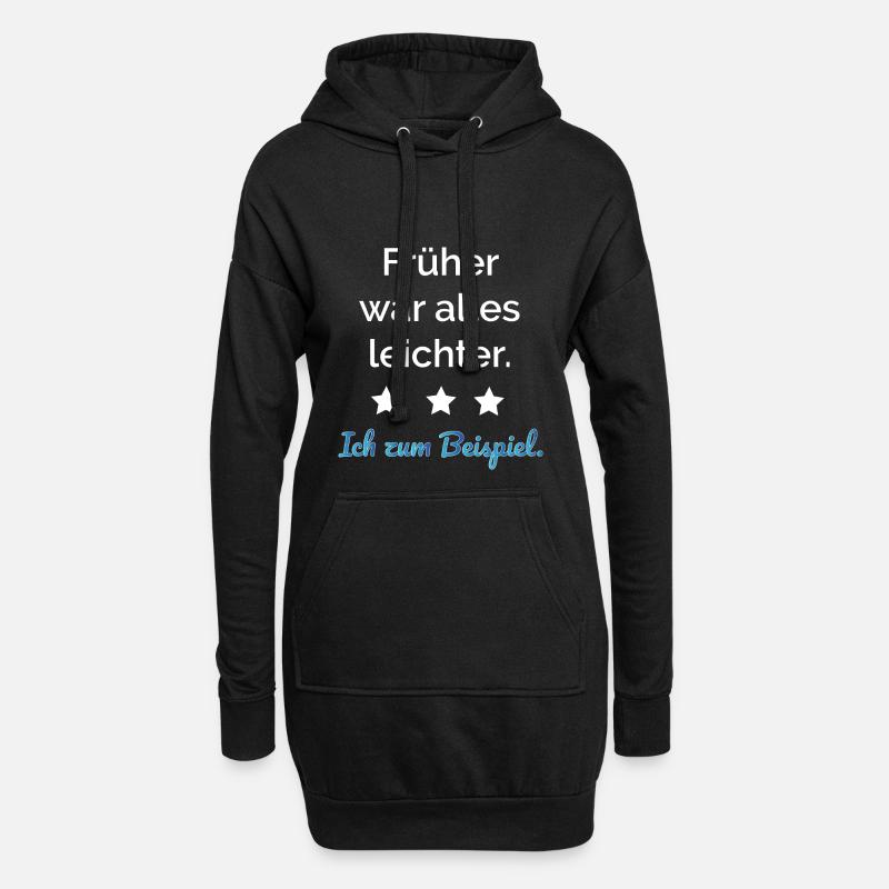 Everything used to be easier. For example - Hoodie Dress - black