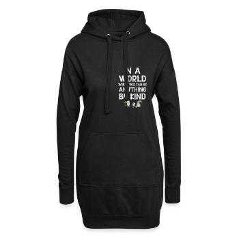 Cadeau d’éléphant pour Proboscis Africa Wilderness Zoo - Sweat-shirt à capuche long Femme - noir - Devant