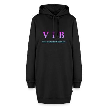 VIB - VIP _ very important Berliner - Hoodie-Kleid - Schwarz - Vorne