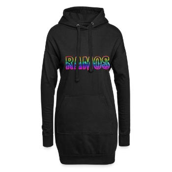 Ramos RS Arc-en-ciel - Sweat-shirt à capuche long Femme - noir - Devant