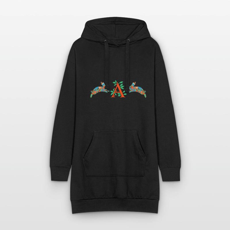 lapins e 4 a Sweat-shirt à capuche long Femme