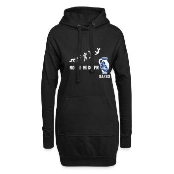 Cidre Äppelwoi Bembel Hessen - Sweat-shirt à capuche long Femme - noir - Devant