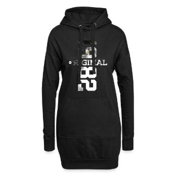 44E ANNIVERSAIRE ORIGINAL DE COOL 1982 - Sweat-shirt à capuche long Femme - noir - Devant