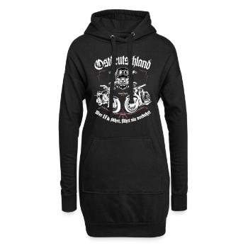 Simson S51 + Schwalbe - Wer IFA fährt... - Hoodie-Kleid - Schwarz - Vorne
