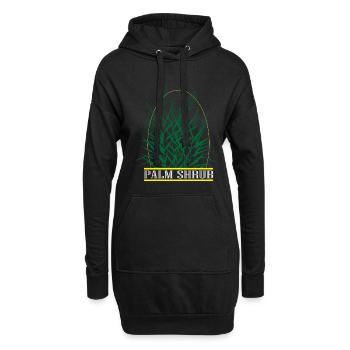 Baum - Hoodie-Kleid - Schwarz - Vorne