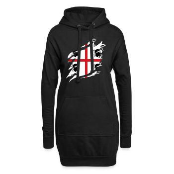 Sardinien Flagge Sardische Fahne Sardegna Fahne - Hoodie-Kleid - Schwarz - Vorne