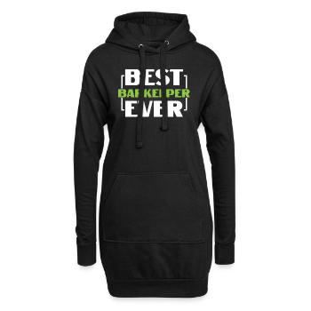 Bester Barkeeper aller Zeiten - Barkeeper Hemd - Hoodie-Kleid - Schwarz - Vorne
