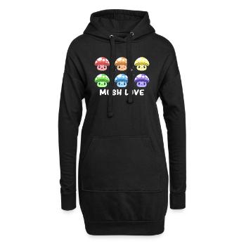 Gay - Gay Pride - Gay Flag - Cute Gay - Gay Love - Hoodie-Kleid - Schwarz - Vorne