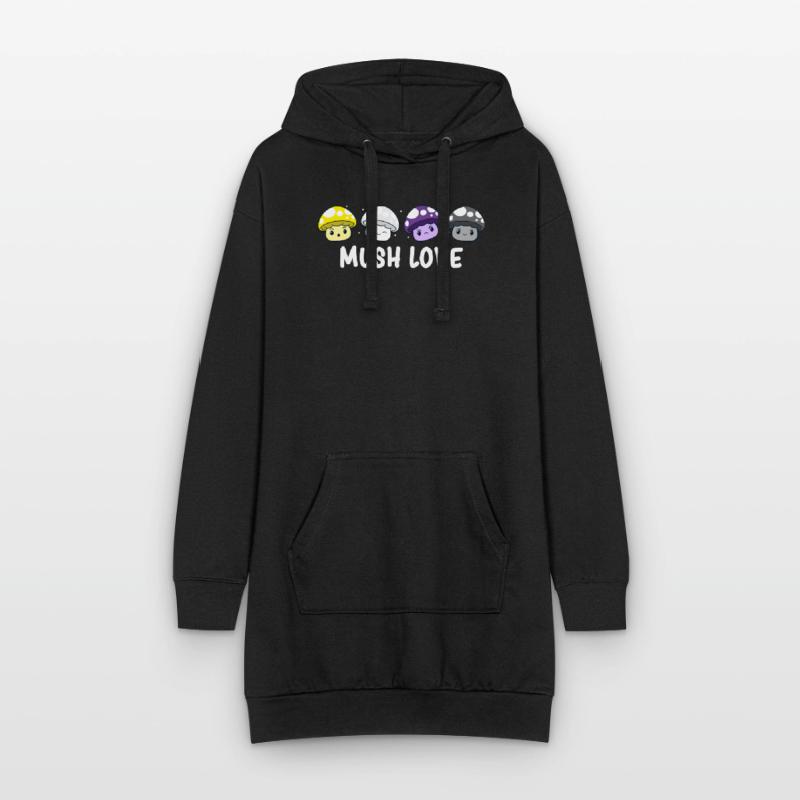 Non Binary - Non Binary Pride - Non Binary NB Flag Hoodie-Kleid