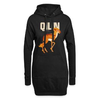 Fantastic Beasts 3 Qilin - Hoodie Dress - black - Front