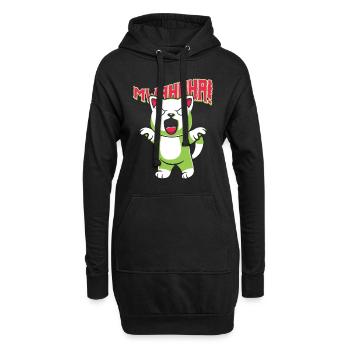 Skull Horror Halloween Cadeau - Sweat-shirt à capuche long Femme - noir - Devant