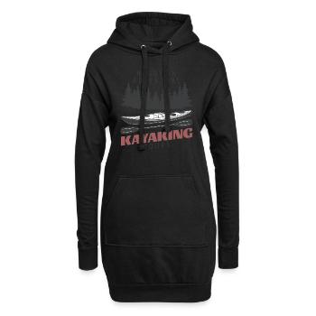 Wassersport - Hoodie-Kleid - Schwarz - Vorne