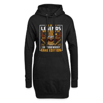 Legends Were Born in 1990, Aged Like Whisky - Hoodie Dress - black - Front