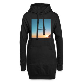 Happy Holidays! - Hoodie-Kleid - Schwarz - Vorne