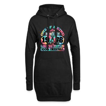 Unique Born 1976 Édition Limitée - Sweat-shirt à capuche long Femme - noir - Devant