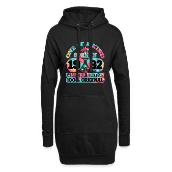 Unique Born 1982 Édition Limitée - Sweat-shirt à capuche long Femme - noir - Devant