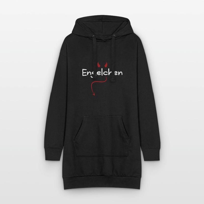 Engelchen Engel Kostüm Teufelchen oder Engelchen Hoodie-Kleid