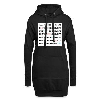 I AM THE CEO OF MY LIFE - Hoodie-Kleid - Schwarz - Vorne
