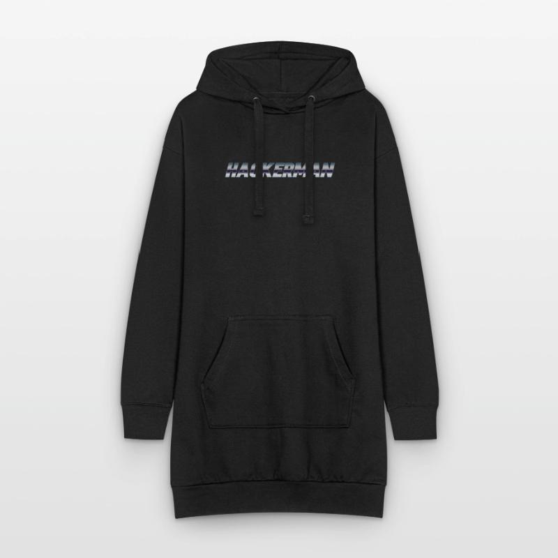 Hackerman Meme Hacking Lustiges Hacker Hoodie-Kleid