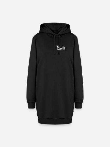 Papa 2026 Stolzer Papa Est 2026 - Hoodie-Kleid - Schwarz