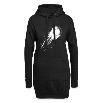 Joueur de tennis Fan de tennis Balle de tennis - Sweat-shirt à capuche long Femme - noir - Devant
