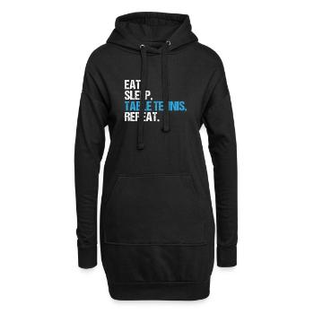 Table Tennis Ping Pong Pong Pppong Table Tennis - Sweat-shirt à capuche long Femme - noir - Devant