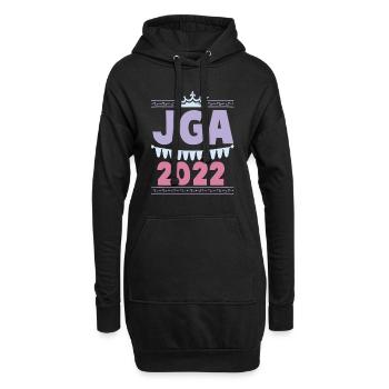 Jga 2022 Junggesellenabschied - Hoodie-Kleid - Schwarz - Vorne