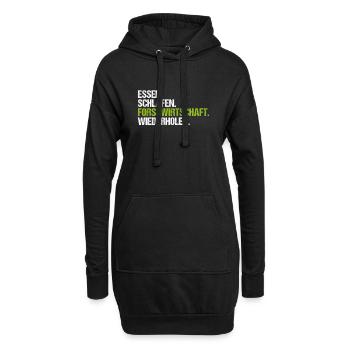 Forstwirt Forstwirtschaft Waldfacharbeiter Wald - Hoodie-Kleid - Schwarz - Vorne