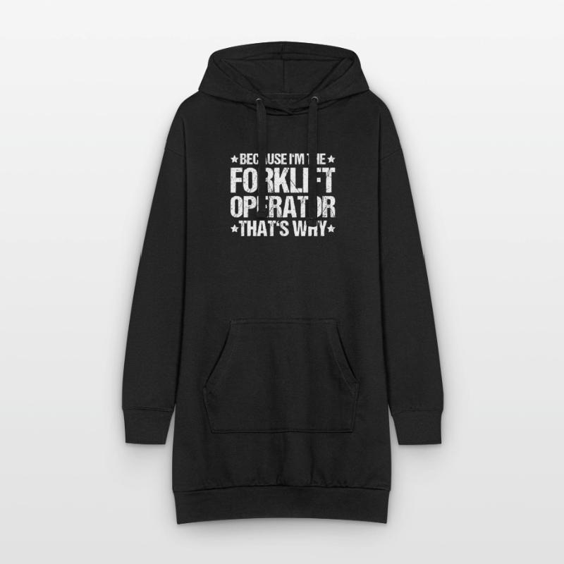 Forklift Driver Forklift Operator Hoodie Dress