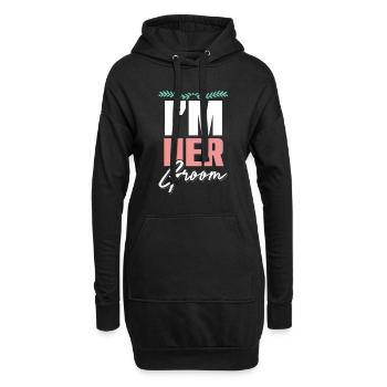 ich bin ihr ehemann paare - Hoodie-Kleid - Schwarz - Vorne