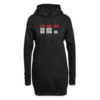 Carnivore Diät Carnivore Ernährung Carnivore Diet - Hoodie-Kleid - Schwarz - Vorne