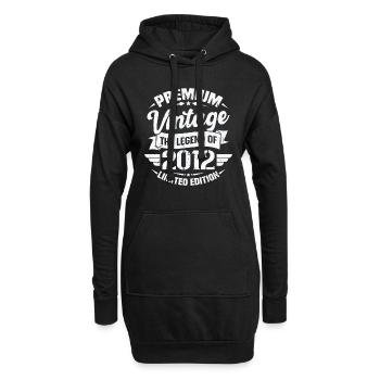 Vintage 2012 Limitierte Auflage - Hoodie-Kleid - Schwarz - Vorne
